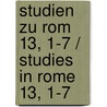 Studien Zu Rom 13, 1-7 / Studies in Rome 13, 1-7 door Stefan Krauter