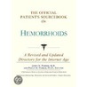 The Official Patient's Sourcebook On Hemorrhoids door Icon Health Publications