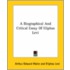 A Biographical And Critical Essay Of Eliphas Levi
