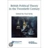 British Political Theory In The Twentieth Century