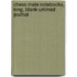 Chess Mate Notebooks, King, Blank Unlined Journal