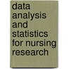 Data Analysis and Statistics for Nursing Research door Denise Polit-O'Hara
