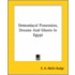 Demoniacal Possession, Dreams And Ghosts In Egypt