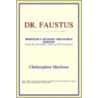 Dr. Faustus (Webster's Spanish Thesaurus Edition) door Reference Icon Reference