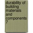 Durability of Building Materials and Components 7