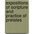 Expositions of Scripture and Practice of Prelates