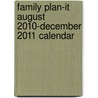 Family Plan-it August 2010-December 2011 Calendar door Onbekend
