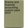 Finance And Financial Accounting Custom Pack 2010 door Onbekend