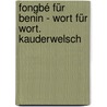 Fongbé für Benin - Wort für Wort. Kauderwelsch by Tobias El-Fahem