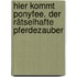 Hier kommt Ponyfee. Der rätselhafte Pferdezauber