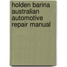 Holden Barina Australian Automotive Repair Manual door John Harold Haynes
