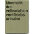 Kinematik des vollvariablen Ventiltriebs UniValve