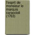 L'Esprit De Monsieur Le Marquis Caraccioli (1763)