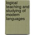 Logical Teaching and Studying of Modern Languages