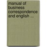 Manual of Business Correspondence and English ... door School Peirce