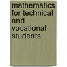 Mathematics for Technical and Vocational Students door Richard C. Spangler