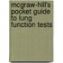 Mcgraw-Hill's Pocket Guide To Lung Function Tests