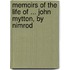 Memoirs Of The Life Of ... John Mytton, By Nimrod