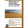 Memorial Of Alexander Lyman Holley, C. E., Ll. D. door Institute American Institute of Mining