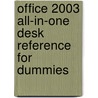 Office 2003 All-In-One Desk Reference For Dummies door Peter Weverka