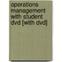 Operations Management With Student Dvd [with Dvd]