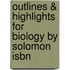 Outlines & Highlights For Biology By Solomon Isbn