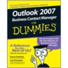 Outlook 2007 Business Contact Manager for Dummies door Lon Orenstein