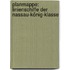 Planmappe: Linienschiffe der Nassau-König-Klasse