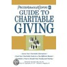 Pricewaterhousecoopers Guide to Charitable Giving door PriceWaterhouseCoopers