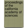Proceedings Of The California Academy Of Sciences door Sciences California Acad