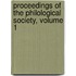 Proceedings Of The Philological Society, Volume 1