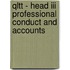Qltt - Head Iii Professional Conduct And Accounts