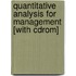 Quantitative Analysis For Management [with Cdrom]