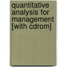 Quantitative Analysis For Management [with Cdrom] door Ralph M. Stair