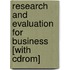 Research And Evaluation For Business [with Cdrom]