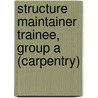 Structure Maintainer Trainee, Group a (Carpentry) by Unknown