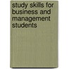 Study Skills For Business And Management Students door Paul Ramsay