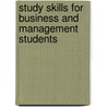 Study Skills for Business and Management Students door Barbara Allan