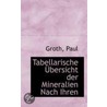 Tabellarische Ubersicht Der Mineralien Nach Ihren by Groth Paul