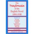 The Transformation of the English Novel 1890-1930