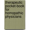 Therapeutic Pocket-Book for Homopathic Physicians door Clemens Maria Von Bönninghaus