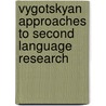 Vygotskyan Approaches To Second Language Research door James P. Lantolf