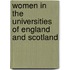 Women In The Universities Of England And Scotland