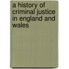 A History of Criminal Justice in England and Wales door John Hostettler