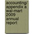 Accounting/ Appendix A Wal-Mart 2009 Annual Report