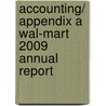 Accounting/ Appendix A Wal-Mart 2009 Annual Report door W. Steve Albrecht