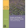 Analysis And Design Of Digital Integrated Circuits door David Hodges