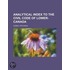 Analytical Index To The Civil Code Of Lower-Canada
