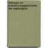 Beitrage Zur Entstehungsgeschichte Der Septuaginta