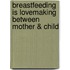 Breastfeeding Is Lovemaking Between Mother & Child